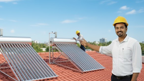 Solar Water Heater Installation